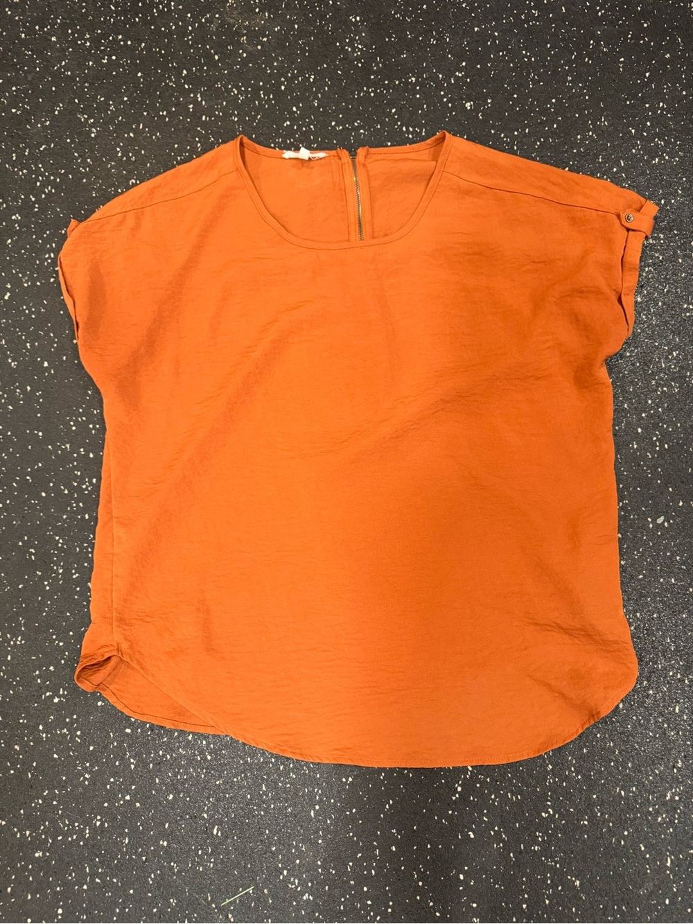 Women’s Relaxed Rust Short Sleeve Top